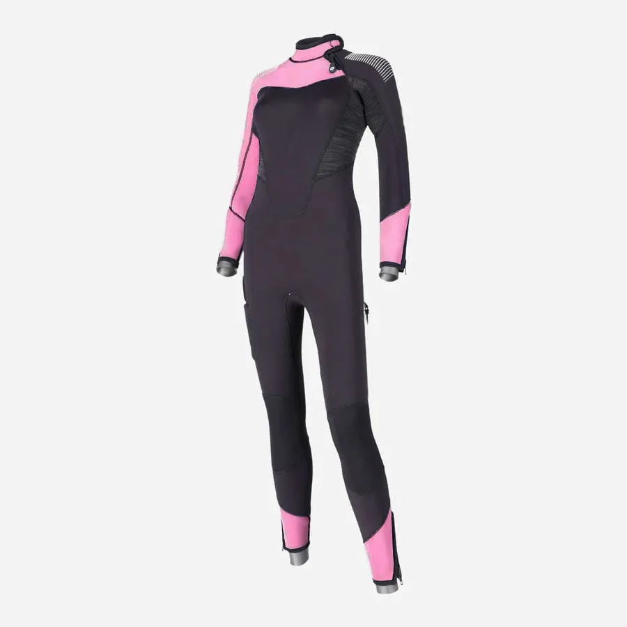 7 mm semi-dry wetsuit for scuba diving fishing and hunting in temperate waters warm sea