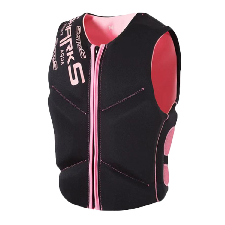 Adults large life jacket buoyancy surf impact vest Snorkeling life jacket: Life jacket for adults, professional boat use, thickened portable buoyancy vest, belt-type, sea snorkeling, large buoyancy vest