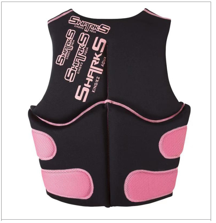 Adults large life jacket buoyancy surf impact vest Snorkeling life jacket: Life jacket for adults, professional boat use, thickened portable buoyancy vest, belt-type, sea snorkeling, large buoyancy vest