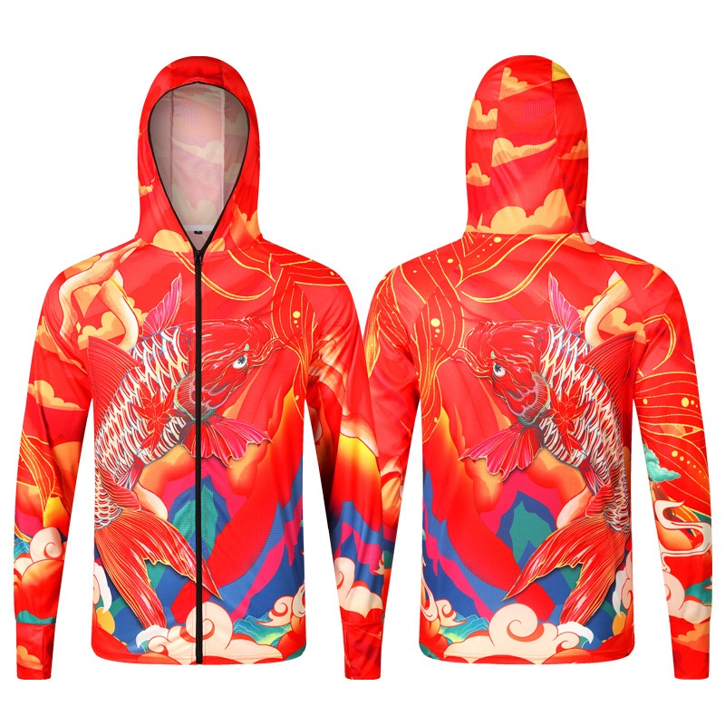 Custom Pattern Outdoor Sports Fishing Shirt UV Clothing