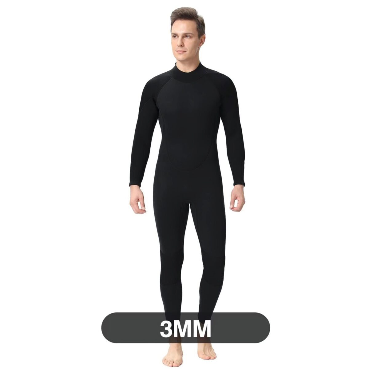 Womens Wetsuit Swimming Wetsuit Back Zip Wetsuit Snorkeling and Surfing Swimsuit 