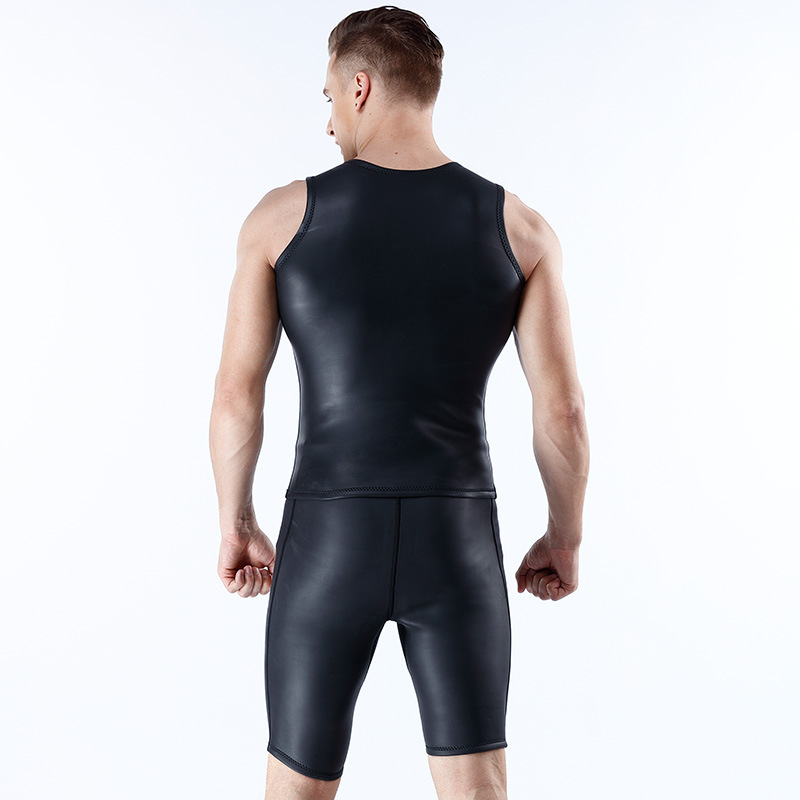 1.5MM CR+super elastic smooth skin diving suit swimming diving vest 