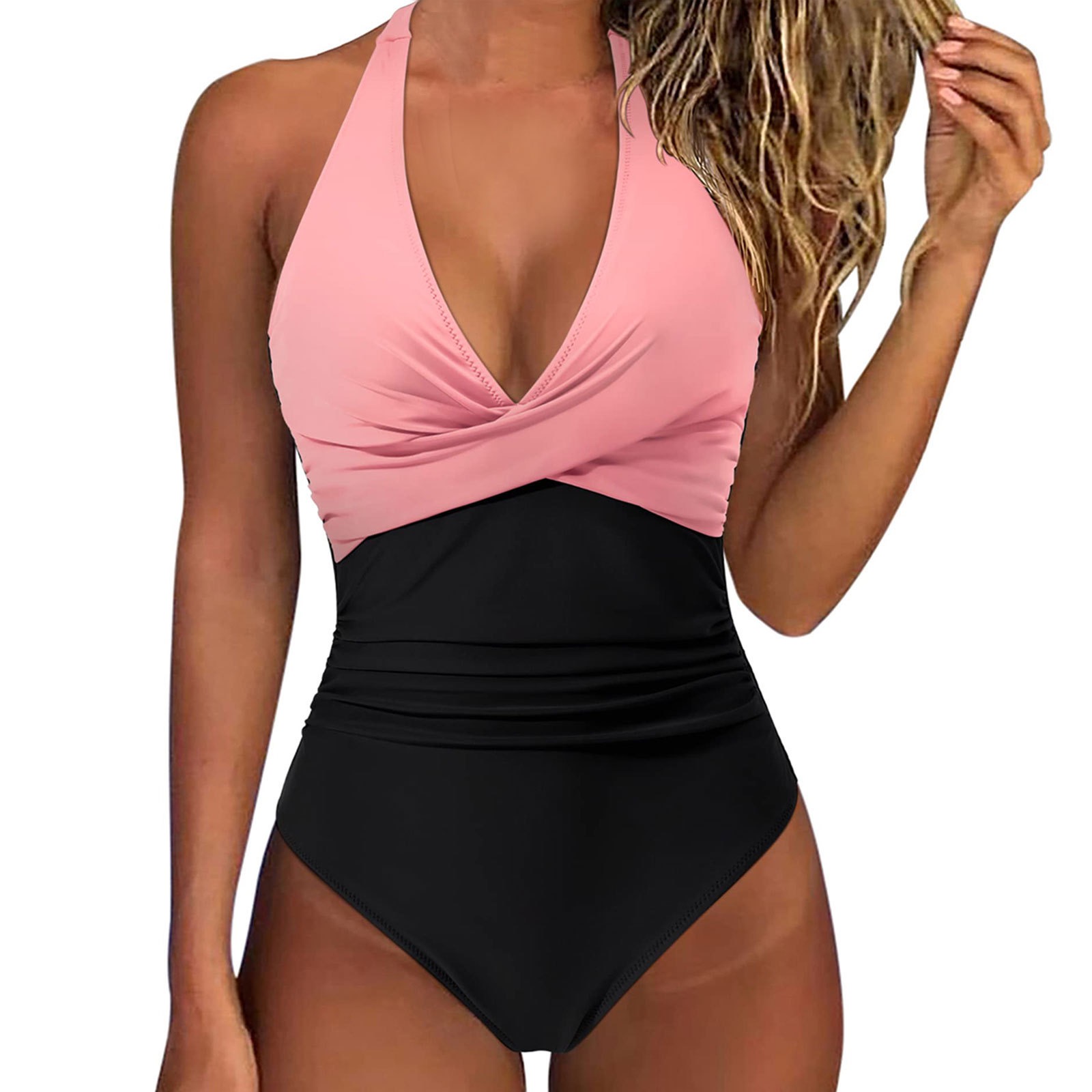 New one-piece swimsuit with backless straps and sexy swimming suit