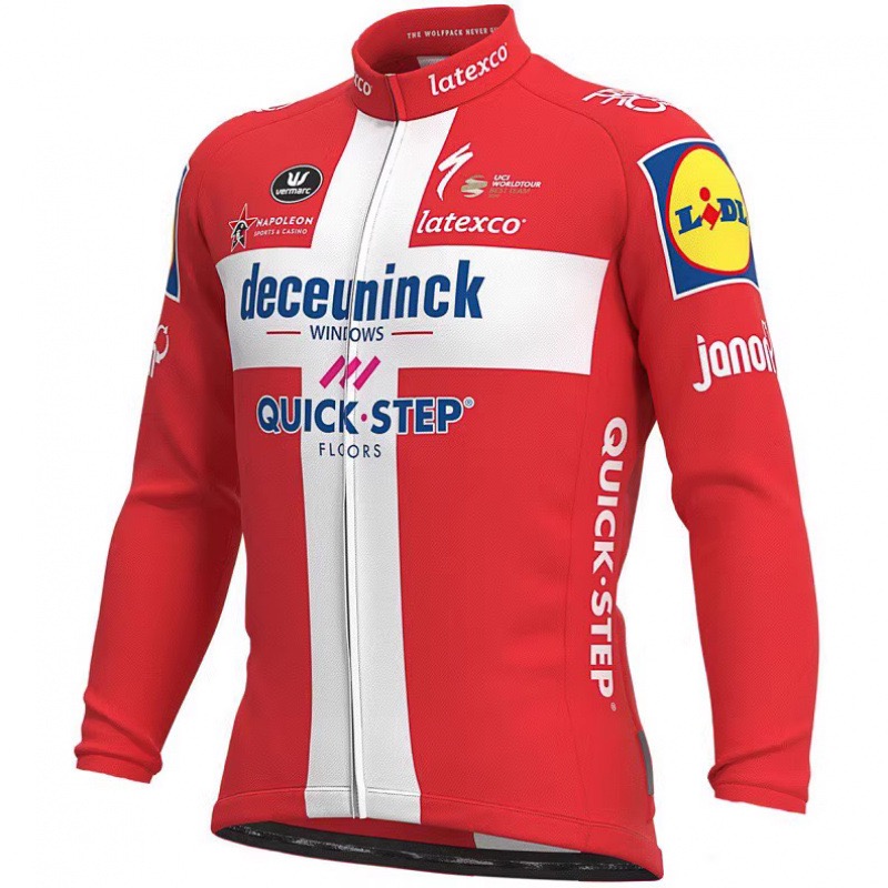 Quick-Step QUICK Lightning Team Edition Autumn and Winter Cycling Jersey Long Sleeve Top