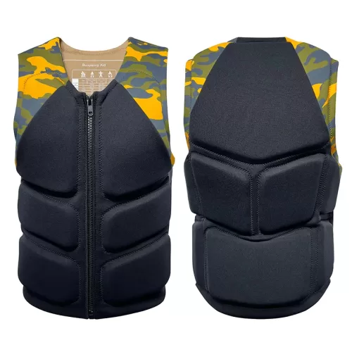 CE ISO 50N Adult Foam Life Vest Water Sports Life Jackets PFD for Fishing Kayaking