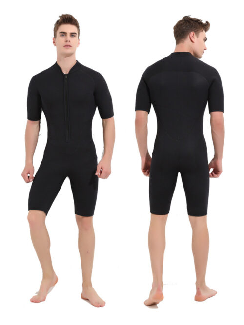 Neoprene Free Diving Wet Suit Full Body Diving Short sleeved shorts Wetsuit