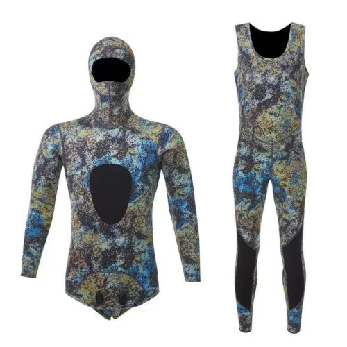 Snorkeling and free diving wetsuit one piece hooded surf skin
