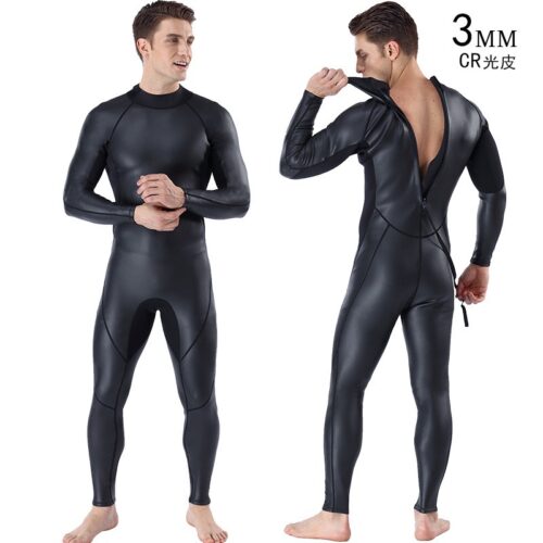 3MM men's smooth skin diving suit Ironman Triathlon CR neoprene diving suit