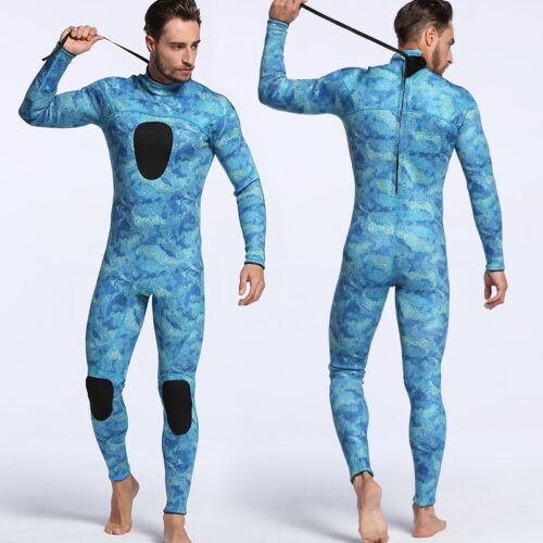 3MM scuba diving suit camouflage one-piece surfing suit