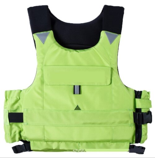 Bright Yellow Life Jacket for Adults High Visibility Kayaking & Swimming Safety Vest with USCG Certification