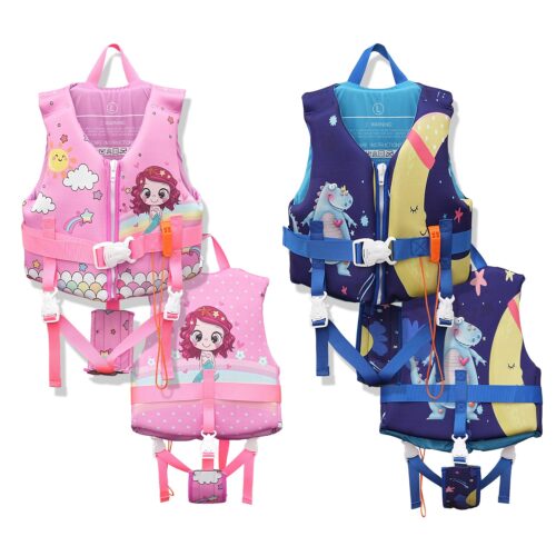 Children's life jackets large buoyancy vests drifting vests, water assisted swimming equipment for 2-10 years old
