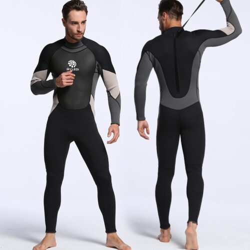 Custom 3Mm Men Spring Summer Neoprene Scuba Surfing Fishing Swimming Diving Full Body Wetsuit