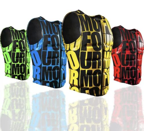 Custom Logo Life Vest Kayak Fishing Lifesaving Jacket Safety PVC Foam Life Vest Personal Water Rescue Breathable Life Jackets