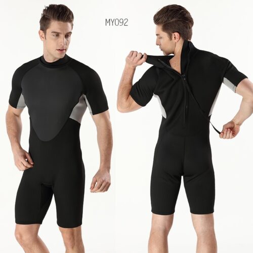 Custom Short sleeve shorts Wet Suit for Men free diving suit
