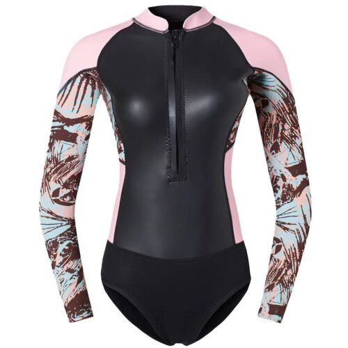 Customized Neoprene Surfing Wetsuits High Quality 3MM Waterproof Chest Zipper Limestone Surfing Suits