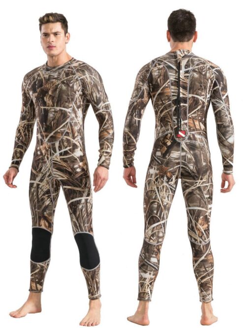 Diving Suit for Men 7mm Customized Logo High Quality Neoprene Surf Hooded Free Diving Suit Wholesale Printed Men's Wetsuits