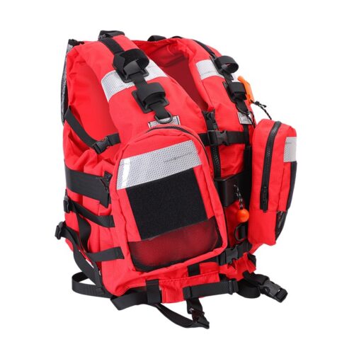 Factory adult safety jacket unisex surf security vest personalized life jackets with rescue whistle