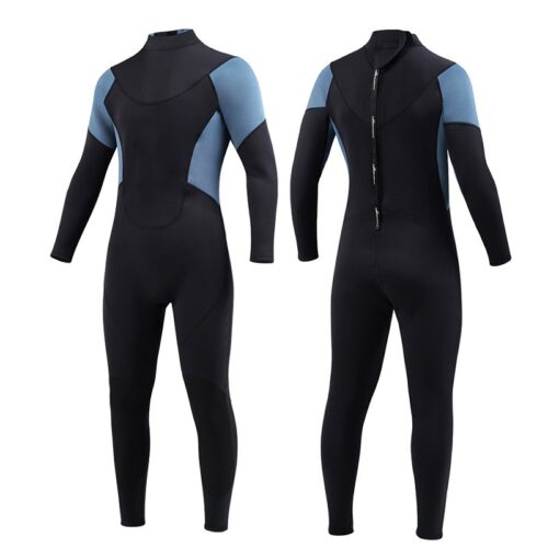 Custom wholesale diving suit one-piece long-sleeved sun protection warm swimsuit men's snorkeling surfing jellyfish suit diving suit full set