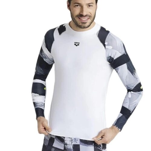 Men's long-sleeved swimsuits quick-drying tights beach T-shirts rash guard clothing diving clothing