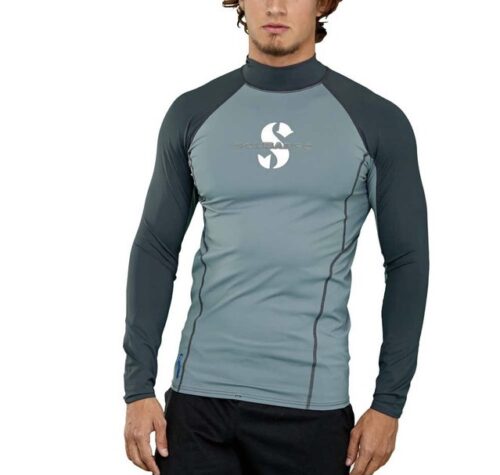 Men's swimsuit surfing quick drying jellyfish top rash guard