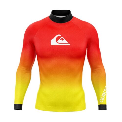 QUIKSILVER men's diving suit quick-drying jellyfish suit sunscreen surfing top long-sleeved swimsuit drifting surfing suit