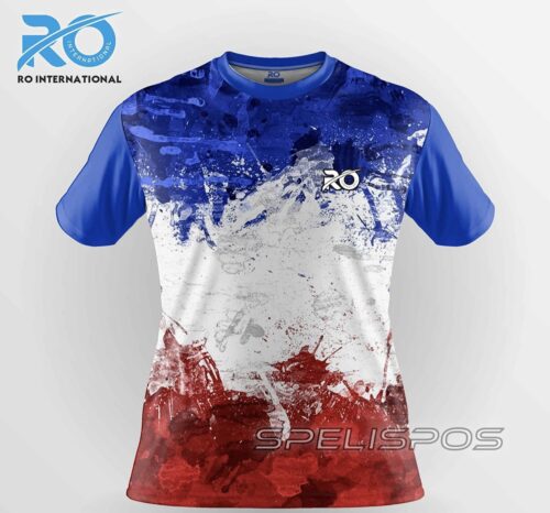 RO football training suit breathable outdoor training camp team uniform competition sports short-sleeved jersey men's and women's