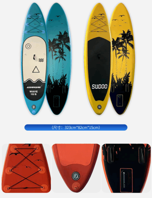 SUP Board Spot Surfboard Portable Inflatable SUP Paddle Board Universal Inflatable Paddle Board for Marine Rivers