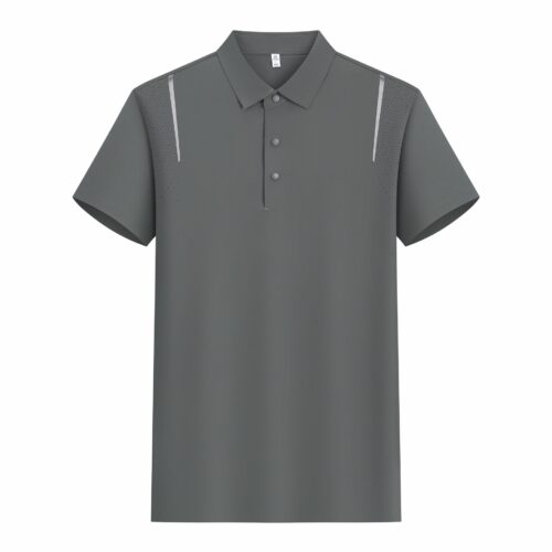 Summer Ice Sensation Antibacterial Sports Golf Ice Silk Collar Fitness Running Business Polo Shirt Customized Logo