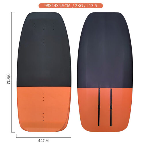 Surfing unpowered carbon fiber surfboard, hardboard foil board