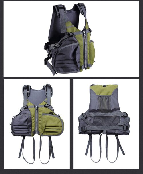 1000D Oxford motorcycle impact vest life jacket for motor boat canoe and kayak life jacket