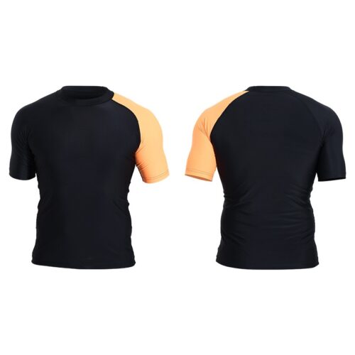 Custom UV50 short sleeve rash vest UV surf T-shirt