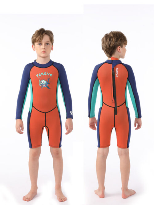 2.5mm children's diving suit boys' one-piece swimsuit
