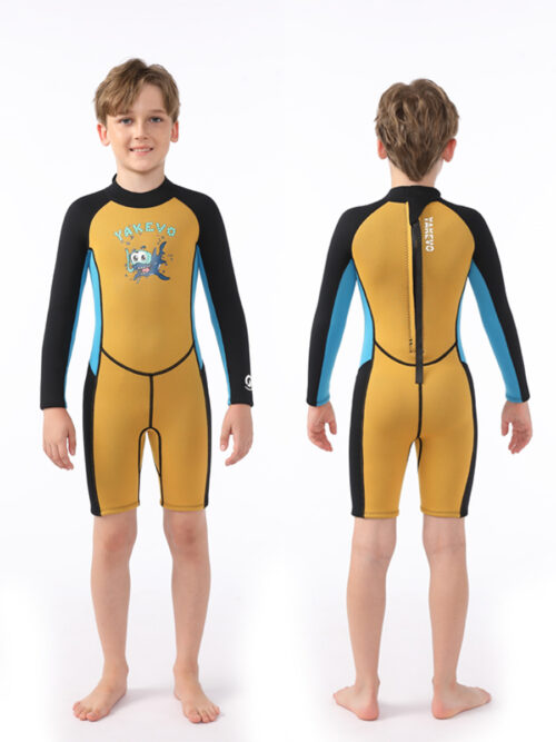 2.5mm children's diving suit boys' one-piece swimsuit