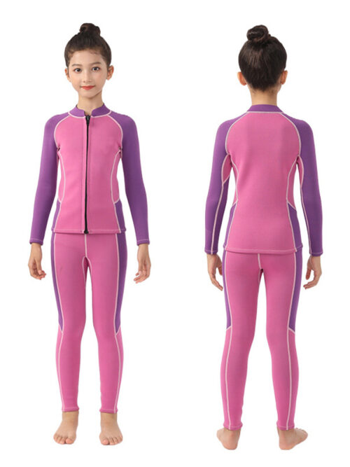 Custom 2026 children's diving suit 3.5mm split surfing and snorkeling suit