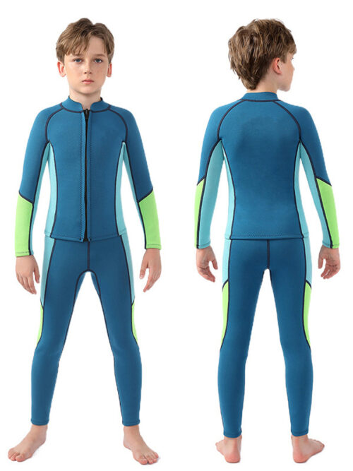 Custom 2026 children's diving suit 3.5mm split surfing and snorkeling suit