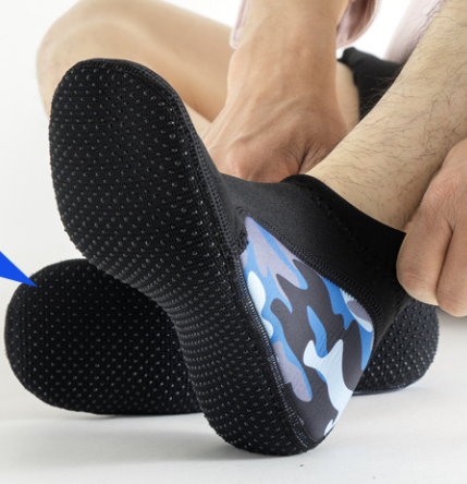 Custom 3mm Camouflage Diving Socks Snorkeling Short Socks