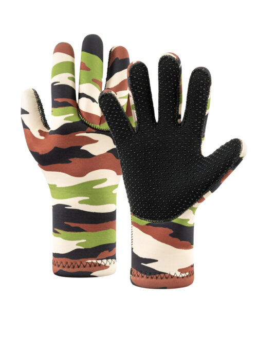 Custom Camouflage 3mm swimming and diving gloves snorkeling gloves