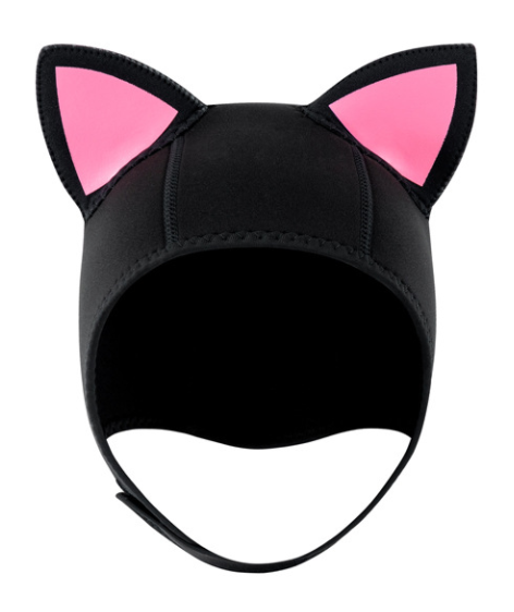 Custom Cat-shaped headgear surfing cap diving hood