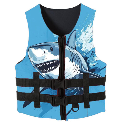 Large buoyancy life jacket, adult marine breathable vest, professional thick and lightweight drifting anti-collision vest