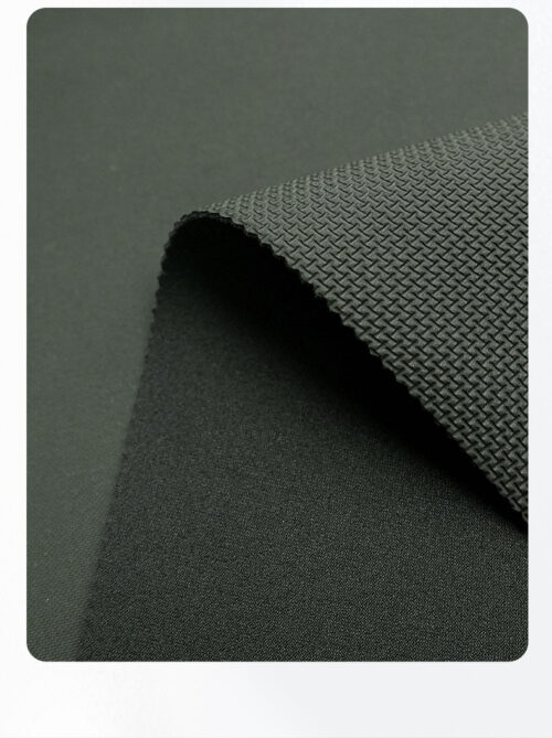 CR embossed composite fabric, anti-seismic and anti-skid SBR diving material cup cover glove fabric