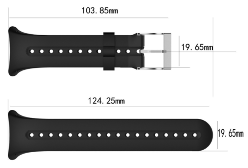 Garmin Swim computer replacement silicone strap