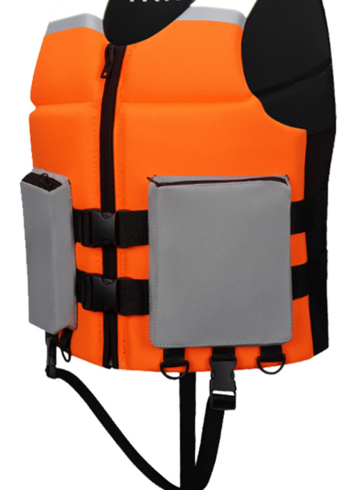 High-buoyancy professional life jacket with pockets fishing boats swimming vests and rescue life jackets