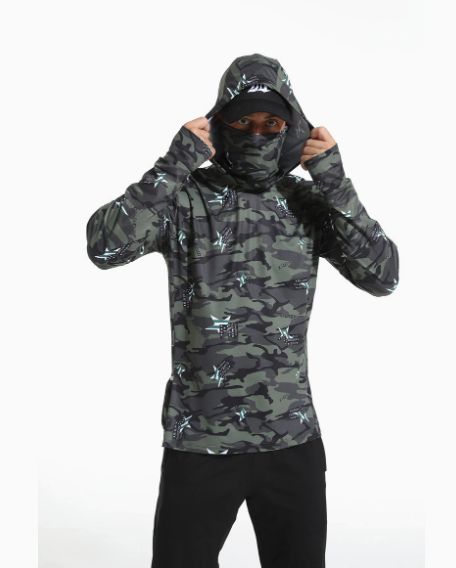 Men's Sun Hoodie Fishing Shirts
