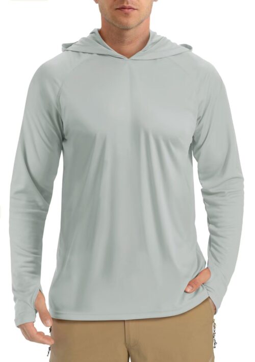 Men's UA Fish Elite Hoodie With Thumb Hooded Sun Shirt