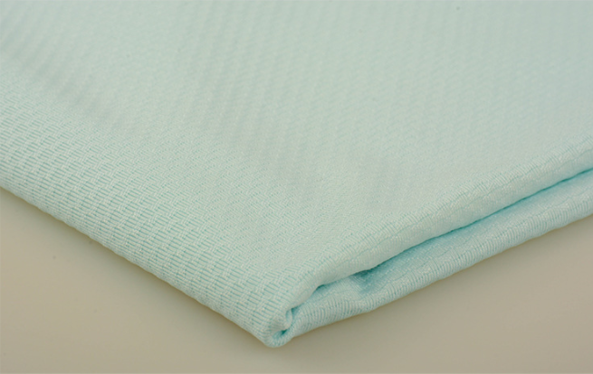 Polyester-ammonia sunscreen jacquard Lycra cooling silk quick-drying fabric outdoor UV protection sportswear skin clothing 