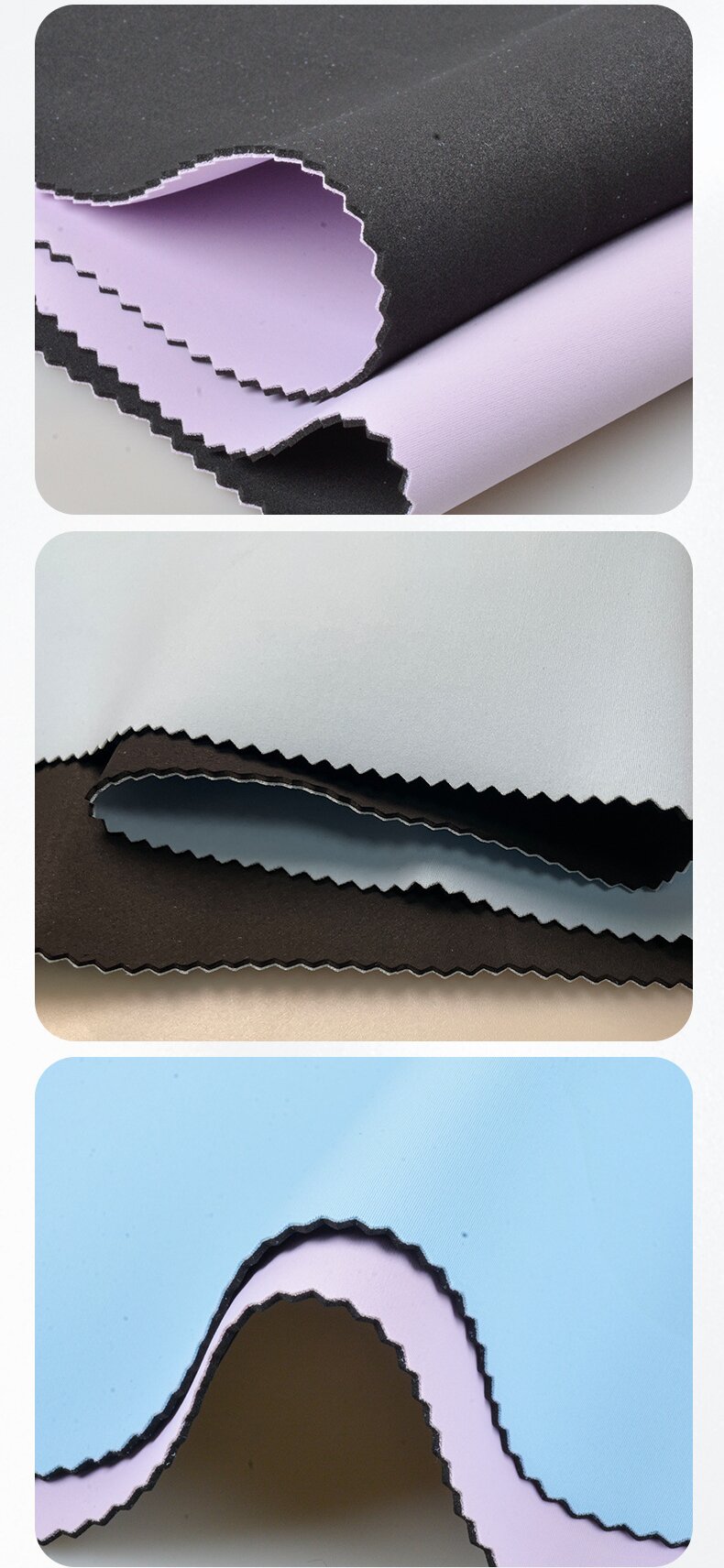 Single-sided nylon spandex composite neoprene waterproof pet drawstring diving material sport elastic sandbag (