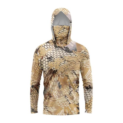 UPF 50+ protection Sunshirt Hoodie with Face Mask