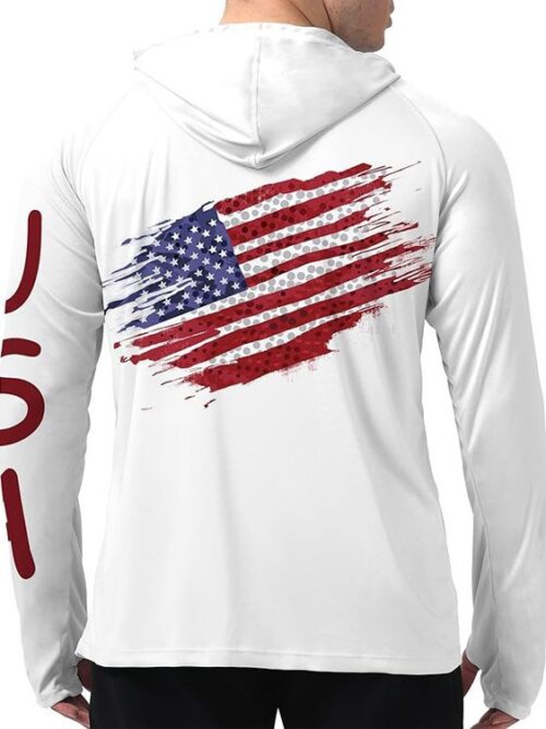 Youth UPF50+ Long Sleeve Fishing Hoodie Shirt