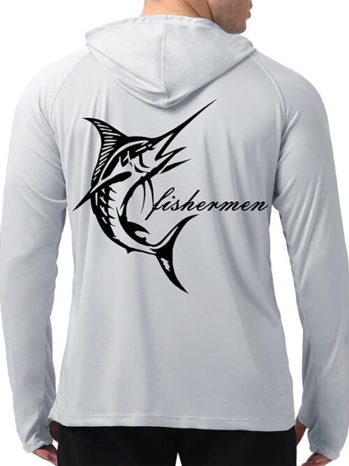 Youth UPF50+ Long Sleeve Fishing Hoodie Shirt